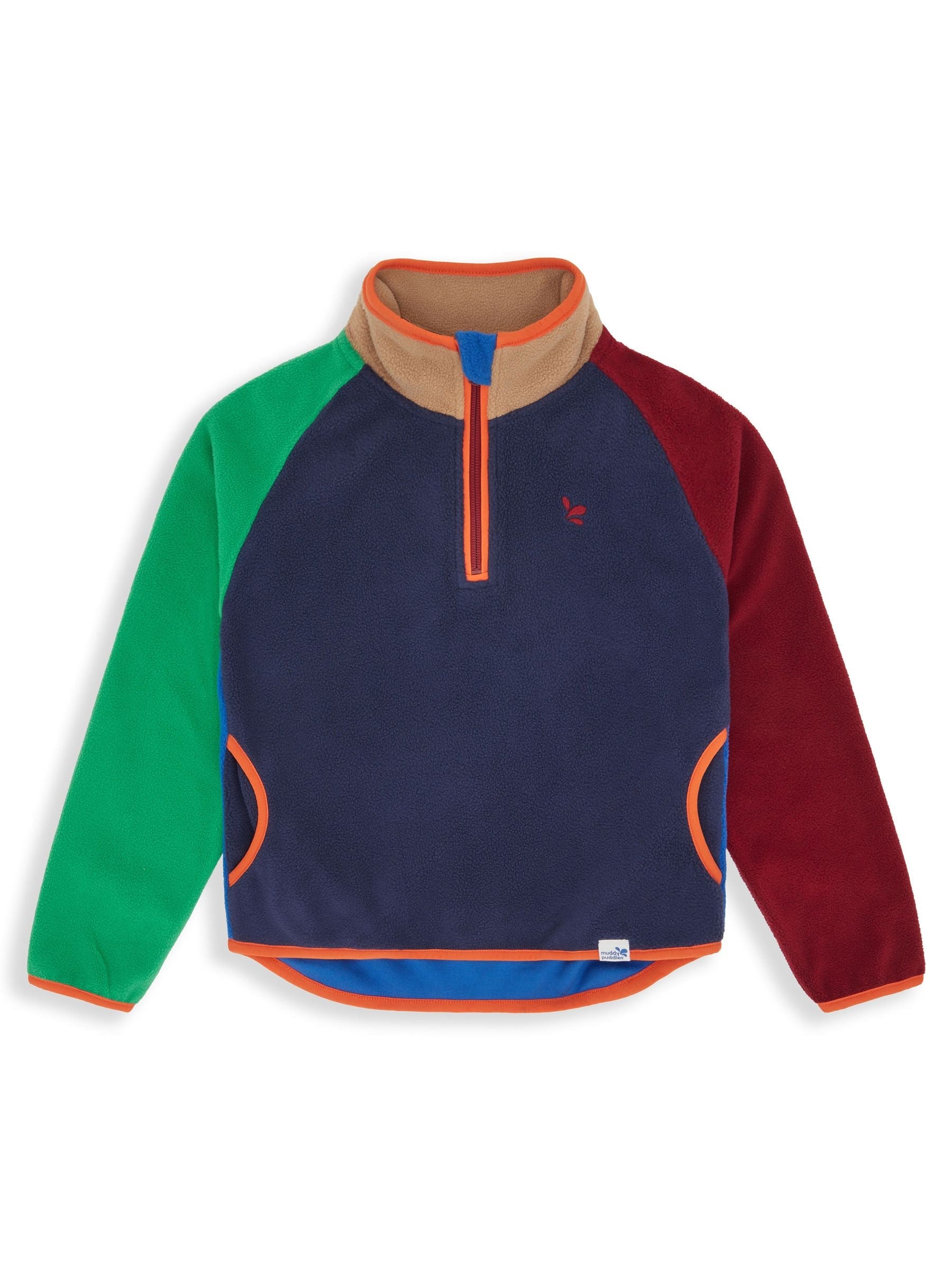 Dsiney Kidz - Muddy Puddles Blue Half Zip Polar Fleece image 3