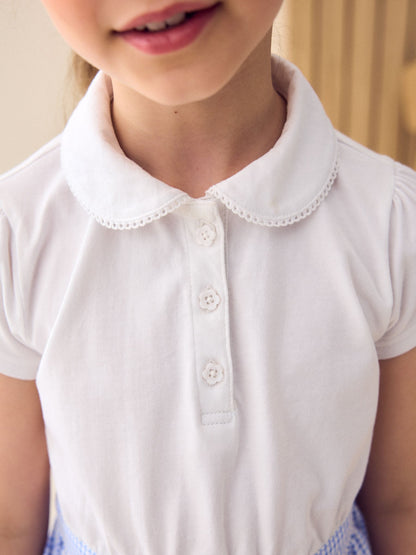 Blue Gingham School Skirt Dress (3-14yrs) image 2
