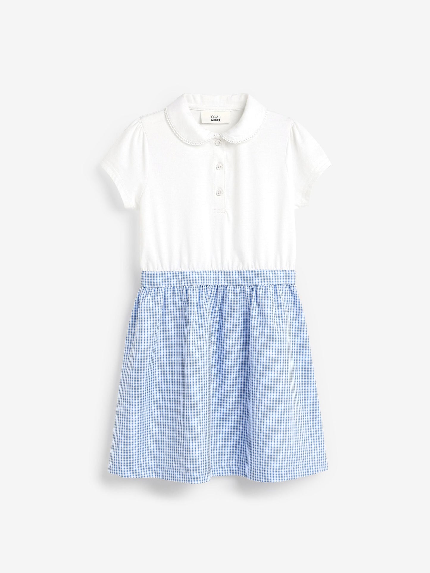 Blue Gingham School Skirt Dress (3-14yrs) image 5