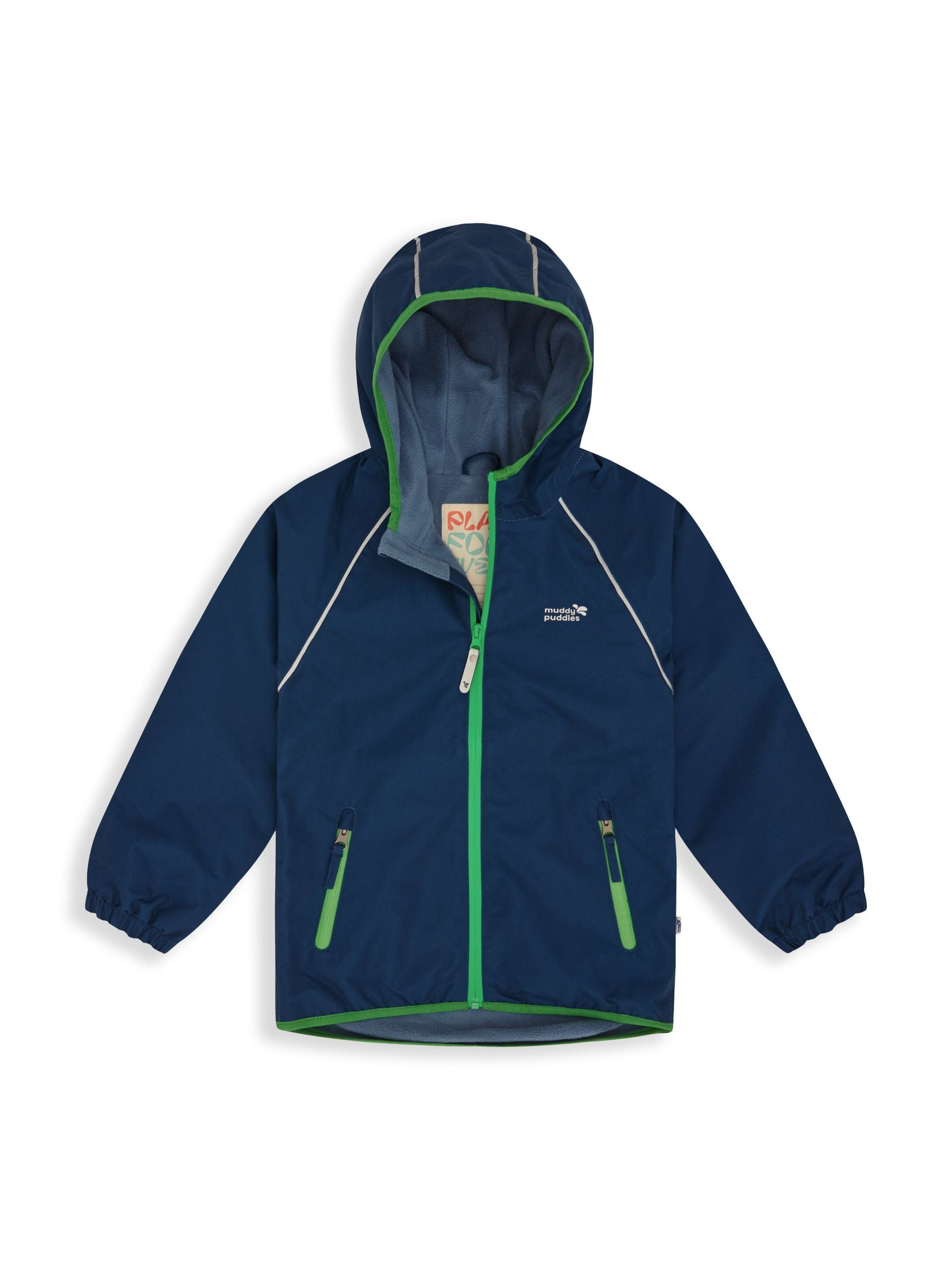 Dsiney Kidz - Muddy Puddles Navy Blue Waterproof EcoSplash Jacket image 3