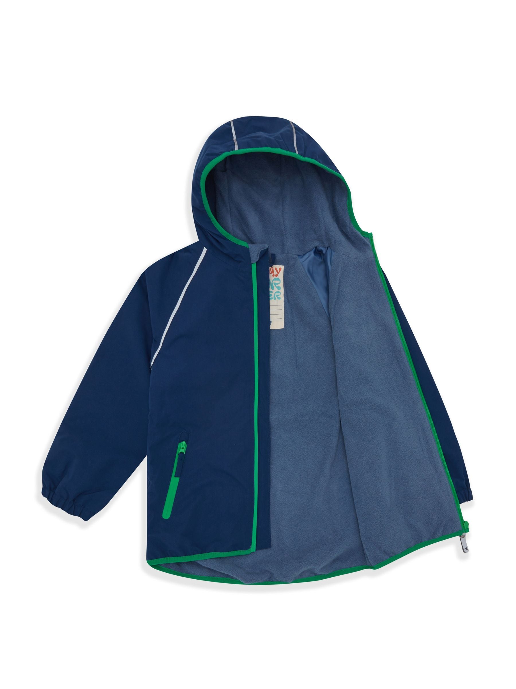 Dsiney Kidz - Muddy Puddles Navy Blue Waterproof EcoSplash Jacket image 4