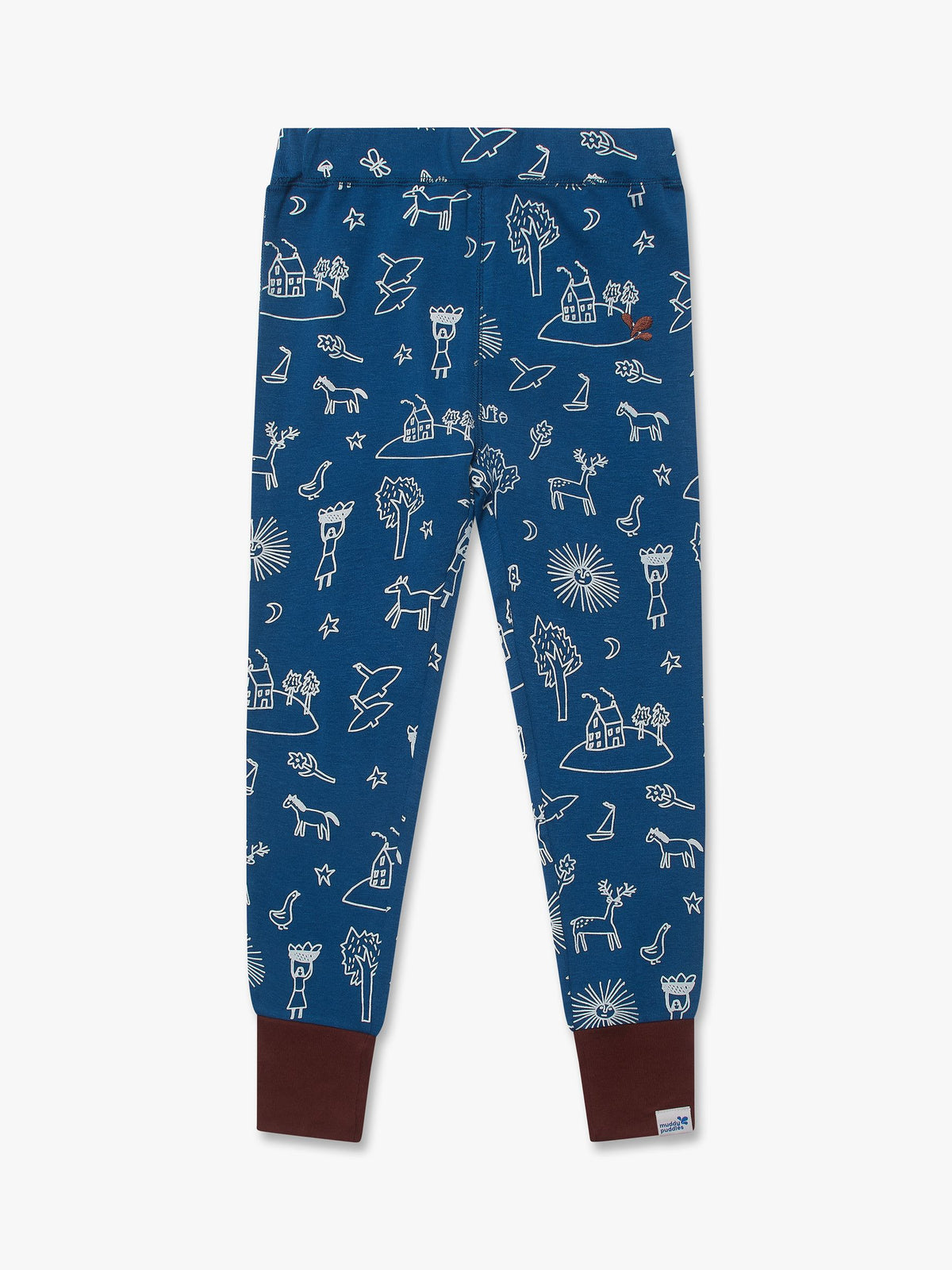 Dsiney Kidz - Muddy Puddles Blue Thermal Baselayer Leggings image 3