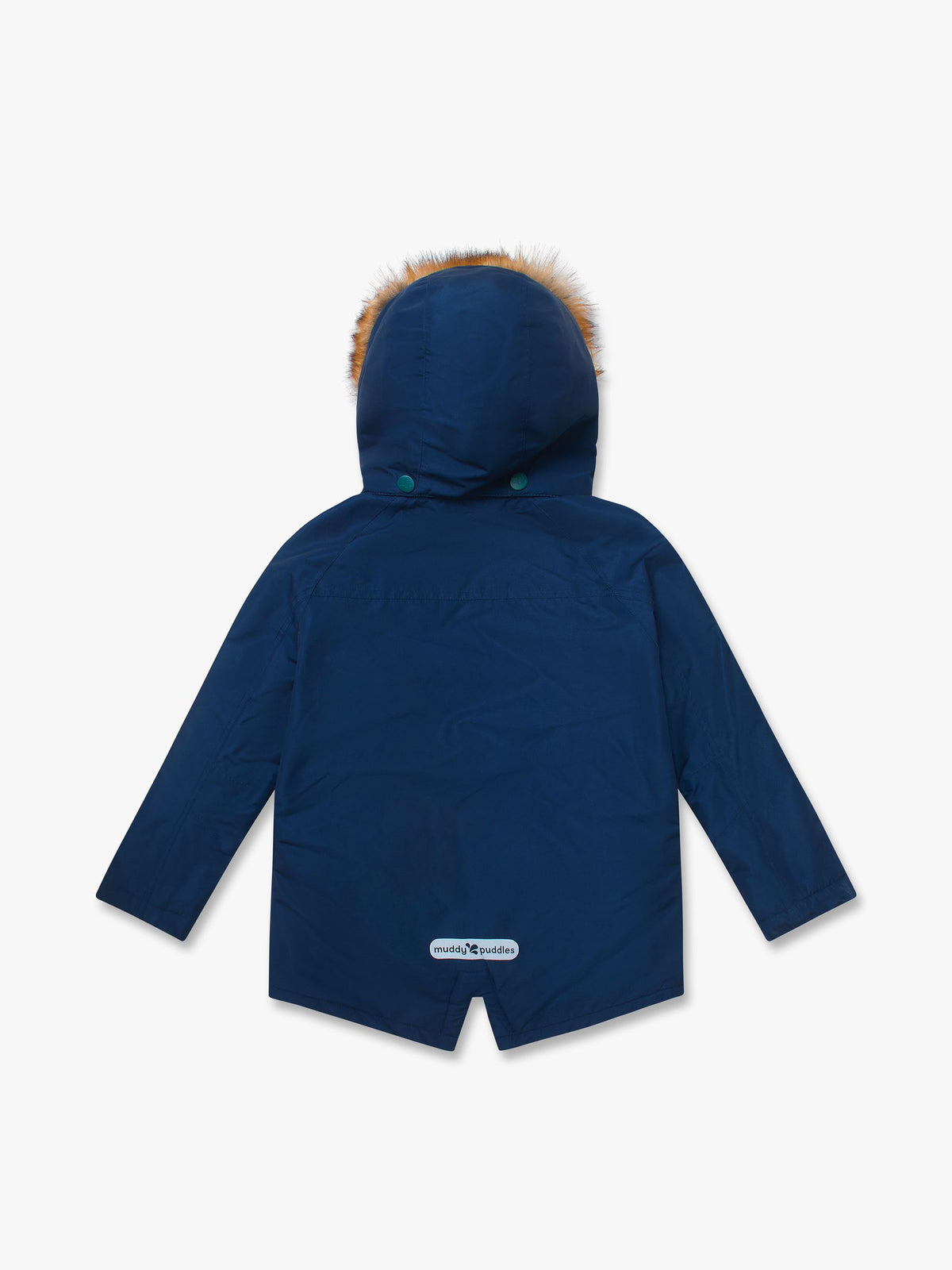 Muddy Puddles Navy Blue Waterproof Parka Jacket - image 6