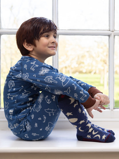 Dsiney Kidz - Muddy Puddles Blue Thermal Baselayer Top image 2