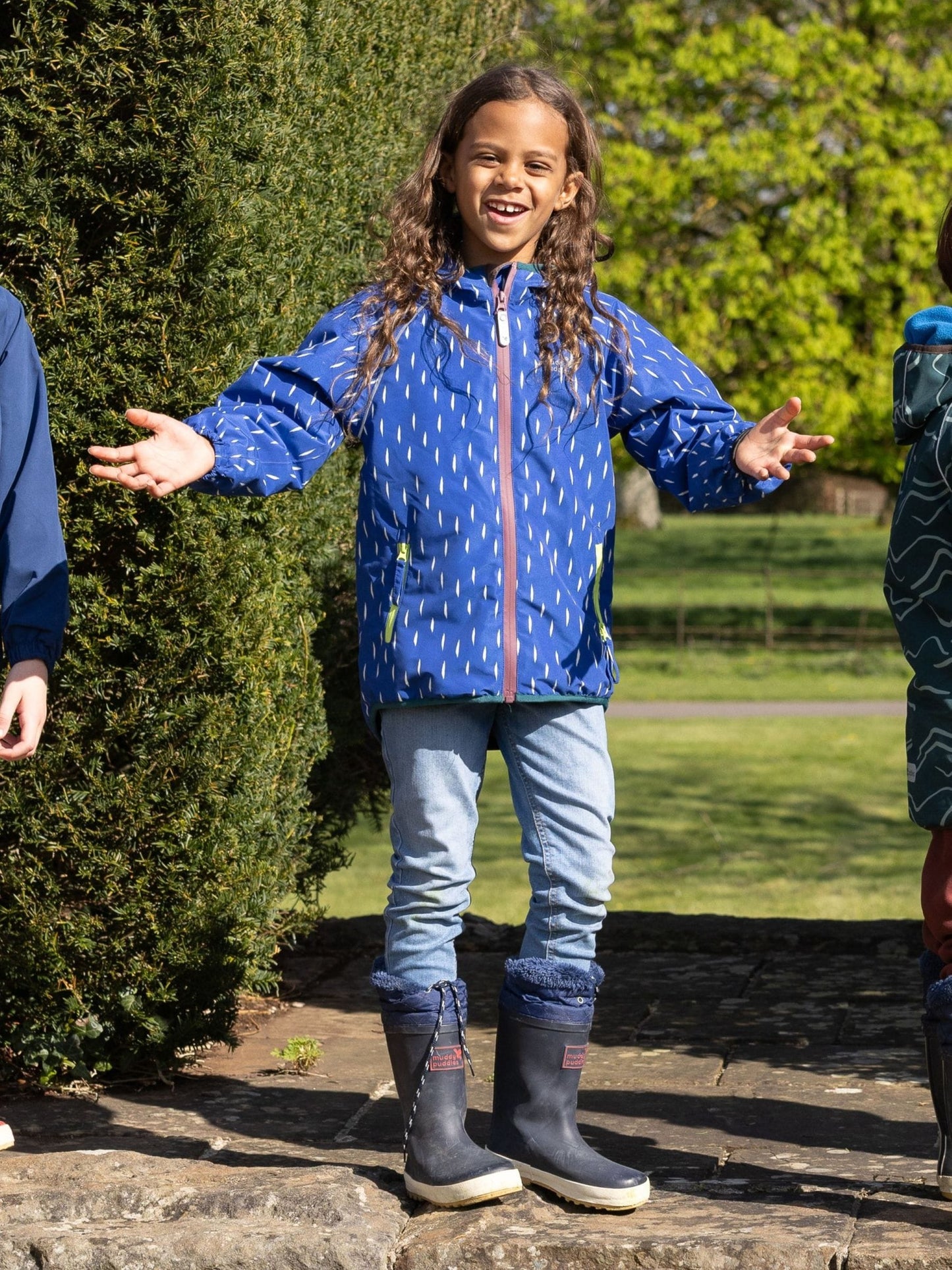 Dsiney Kidz - Muddy Puddles Blue Waterproof EcoSplash Jacket image 1