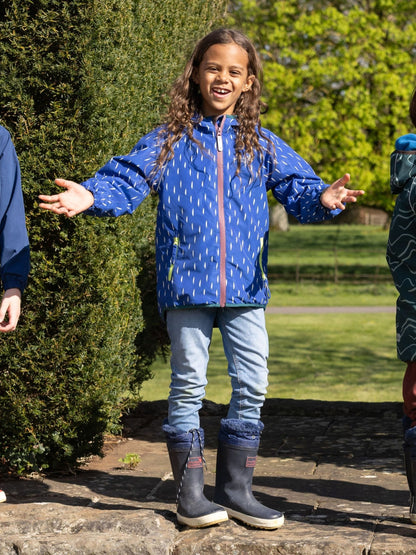 Dsiney Kidz - Muddy Puddles Blue Waterproof EcoSplash Jacket image 1