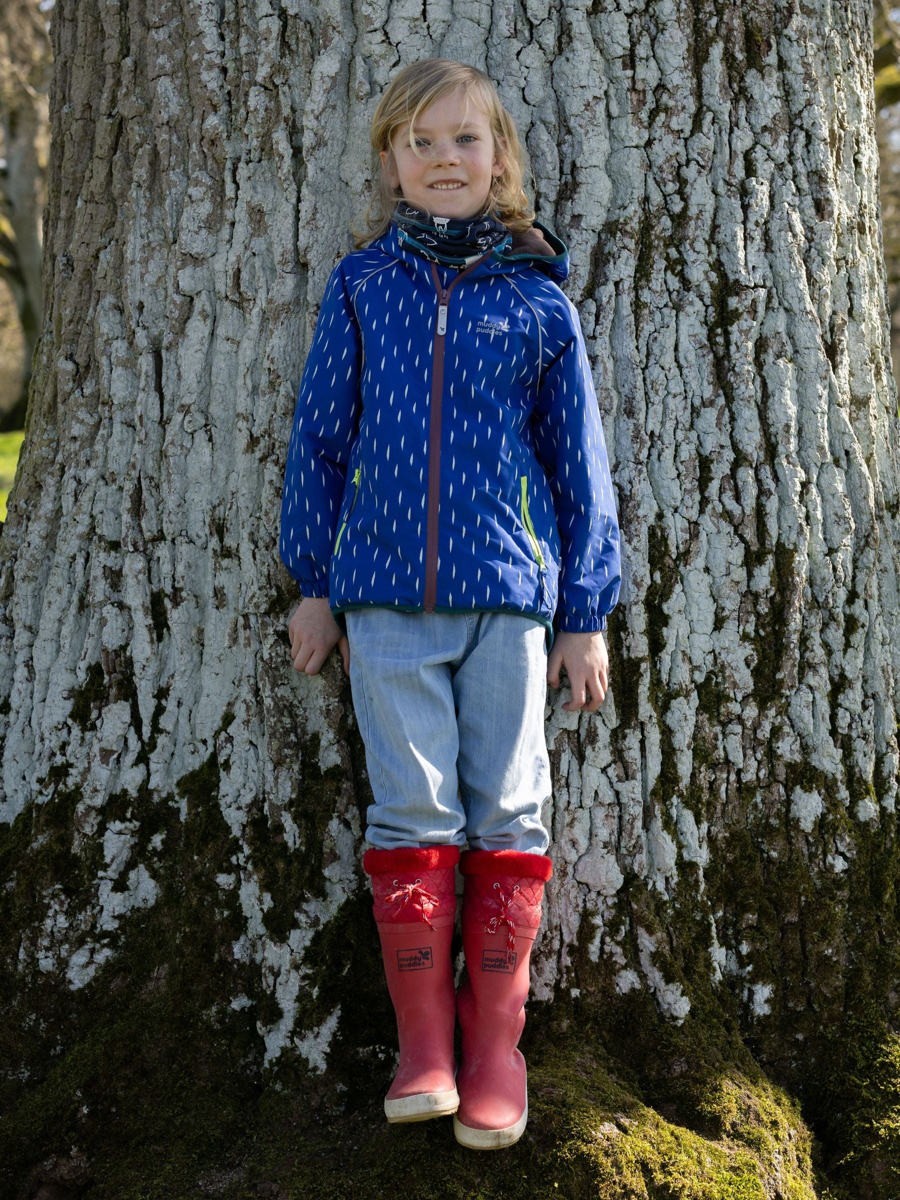 Dsiney Kidz - Muddy Puddles Blue Waterproof EcoSplash Jacket image 2