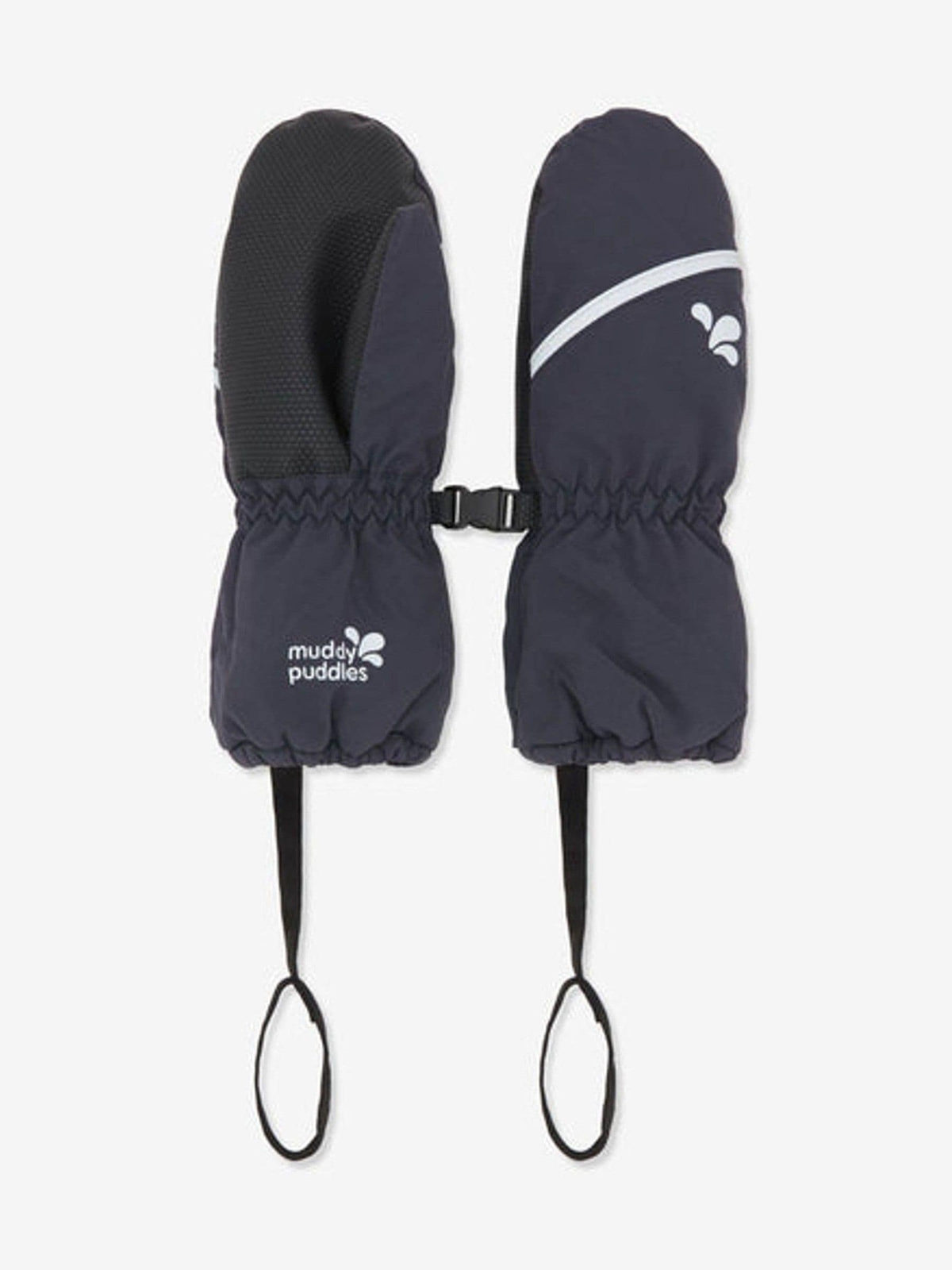 Muddy Puddles Navy Blue Waterproof Kids Ski Mittens - image 2