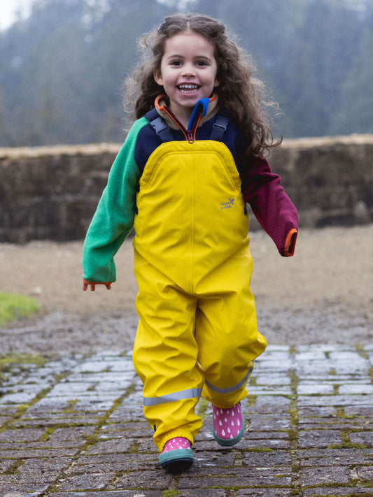 Dsiney Kidz - Muddy Puddles Yellow Waterproof Insulated Puddleflex Dungarees image 1