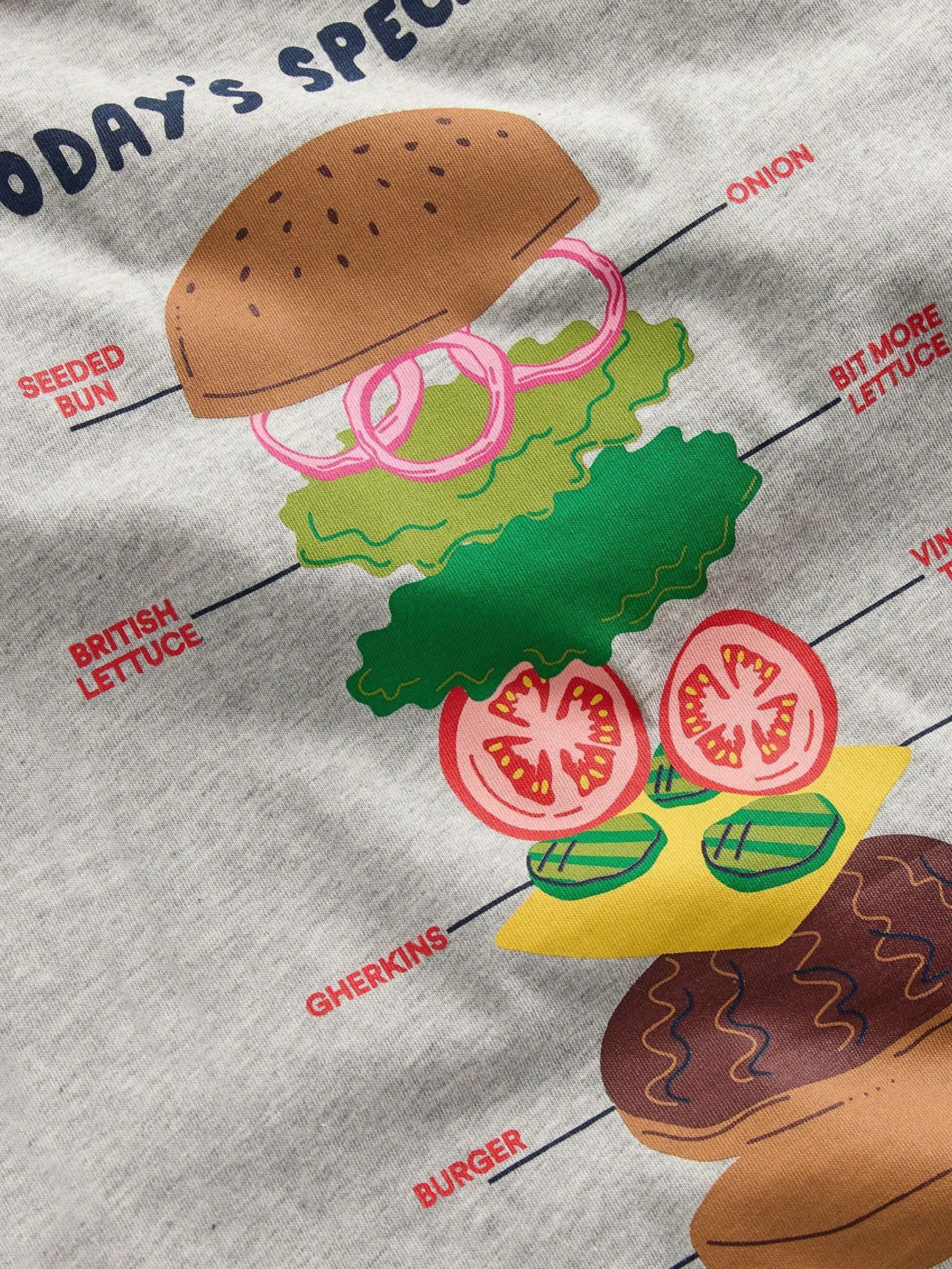 Boden Grey Front & Back Graphic T-Shirt image 3