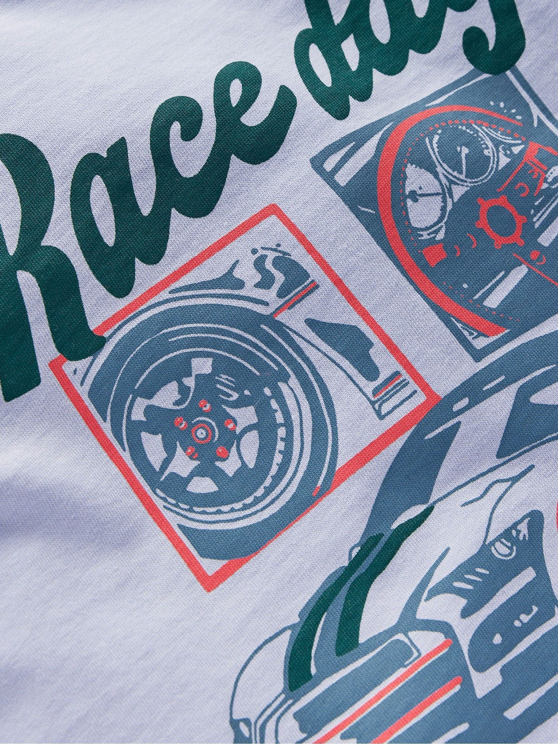 Boden Blue Short Sleeve Graphic T-Shirt image 3