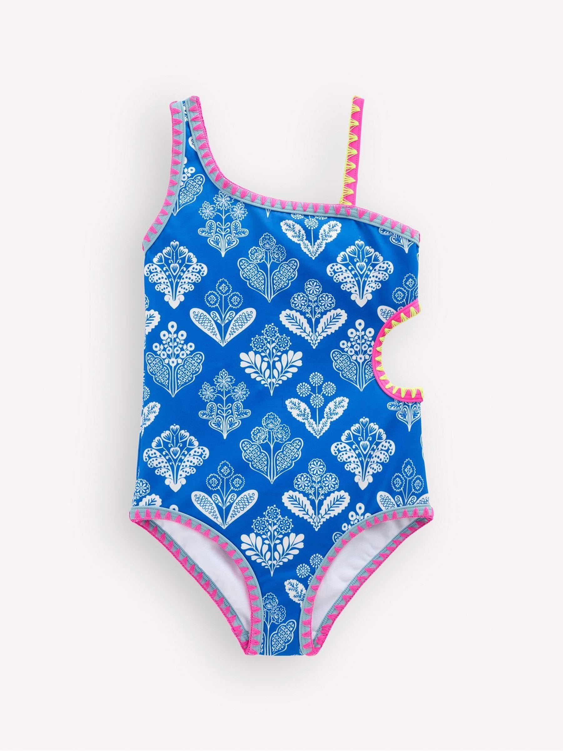 Boden Blue Cut Out Swimsuit image 1