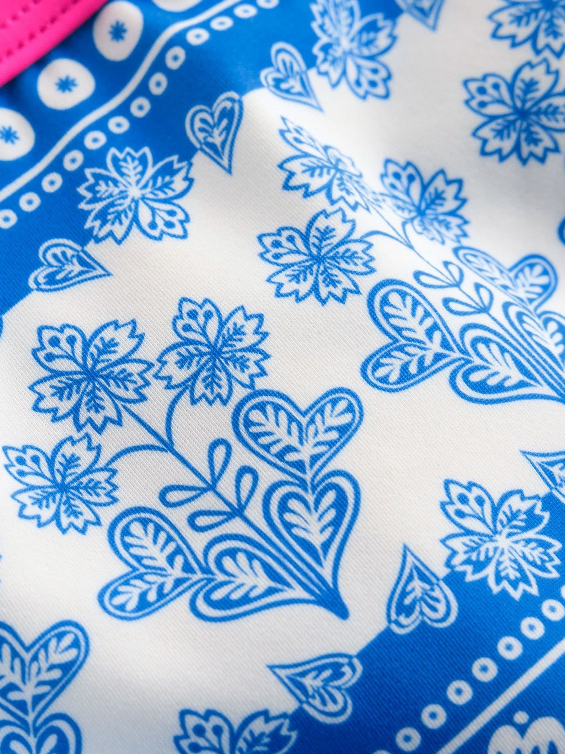Boden Blue Patterned Bikini Bottoms image 3