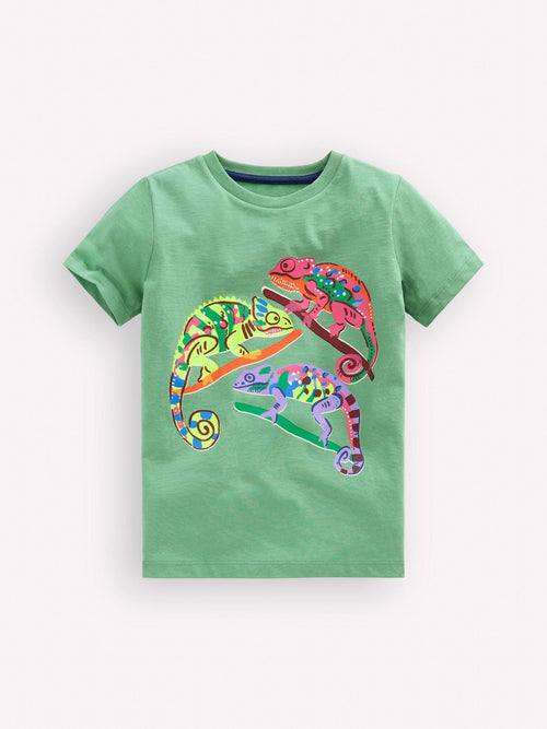 Boden Green Short Sleeve Graphic T-Shirt image 1