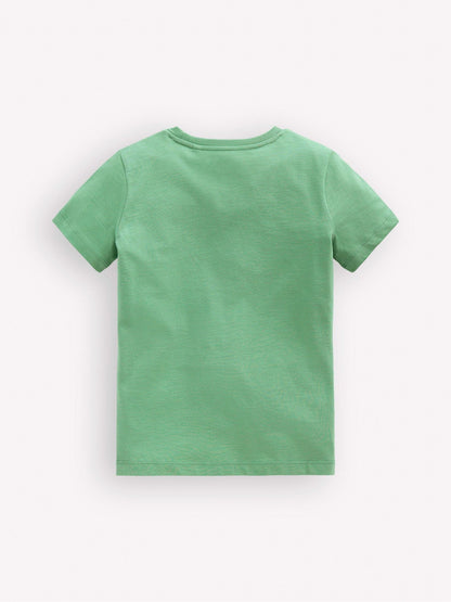 Boden Green Short Sleeve Graphic T-Shirt image 2