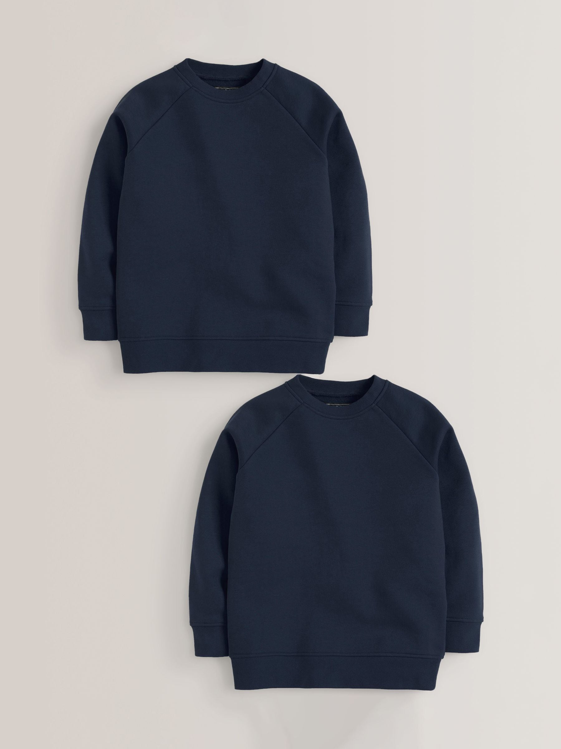 Dsiney Kidz - Navy Blue Crew Neck School Sweater 2 Pack (3-16yrs) image 1