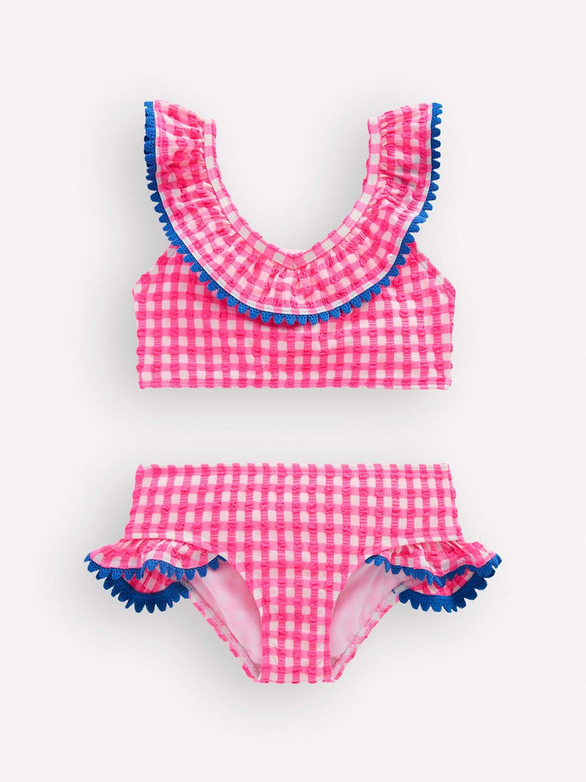 Dsiney Kidz - Boden Pink Frill V-Neck Bikini Set image 1