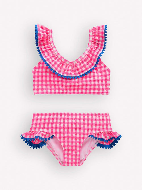 Dsiney Kidz - Boden Pink Frill V-Neck Bikini Set image 1