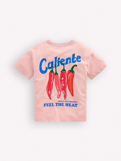 Boden Pink Front & Back Graphic T-Shirt image 2