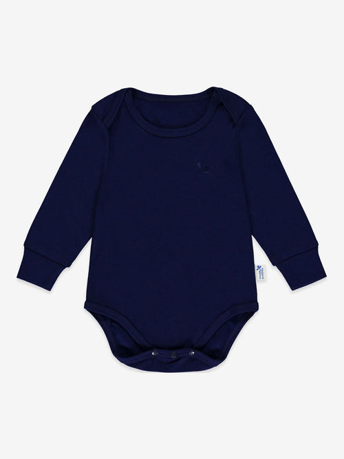 Dsiney Kidz - Muddy Puddles Navy Blue Thermal Baselayer Babygrow image 1