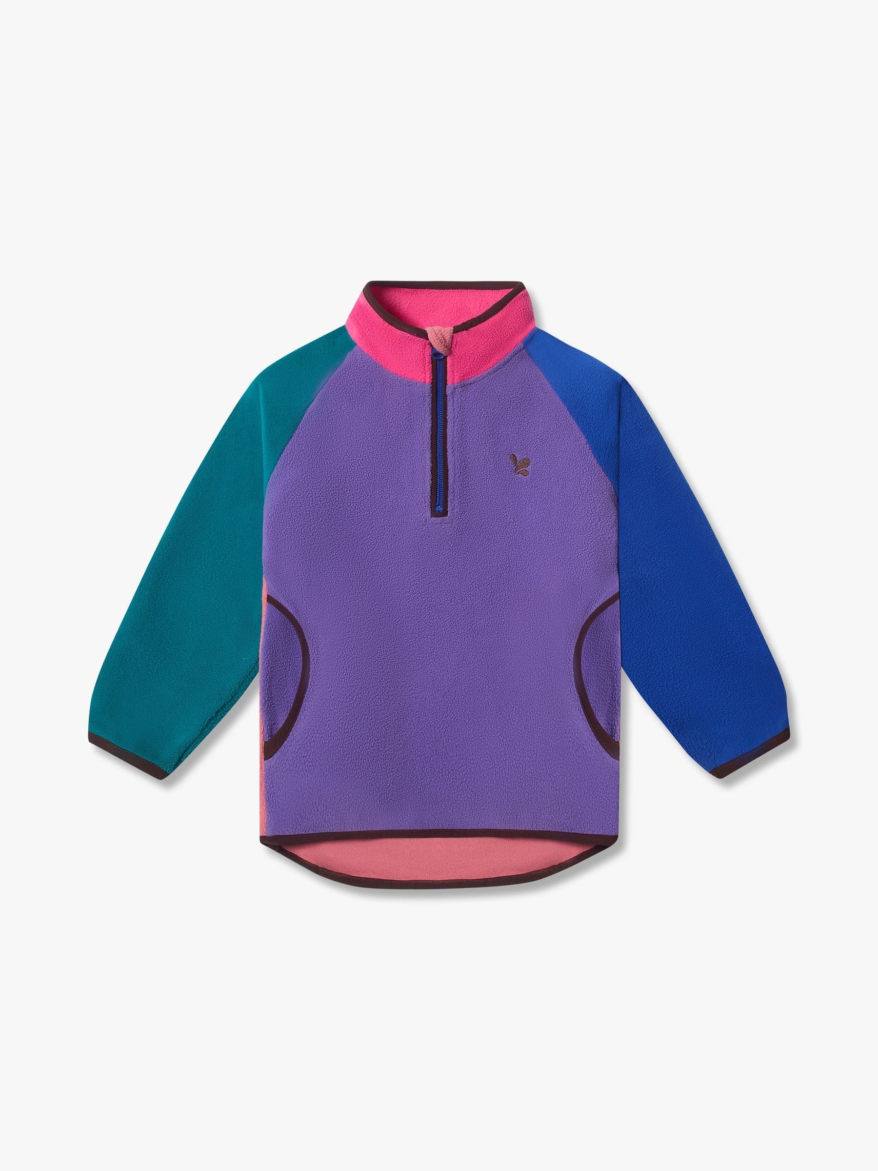 Dsiney Kidz - Muddy Puddles Purple Half Zip Polar Fleece image 3