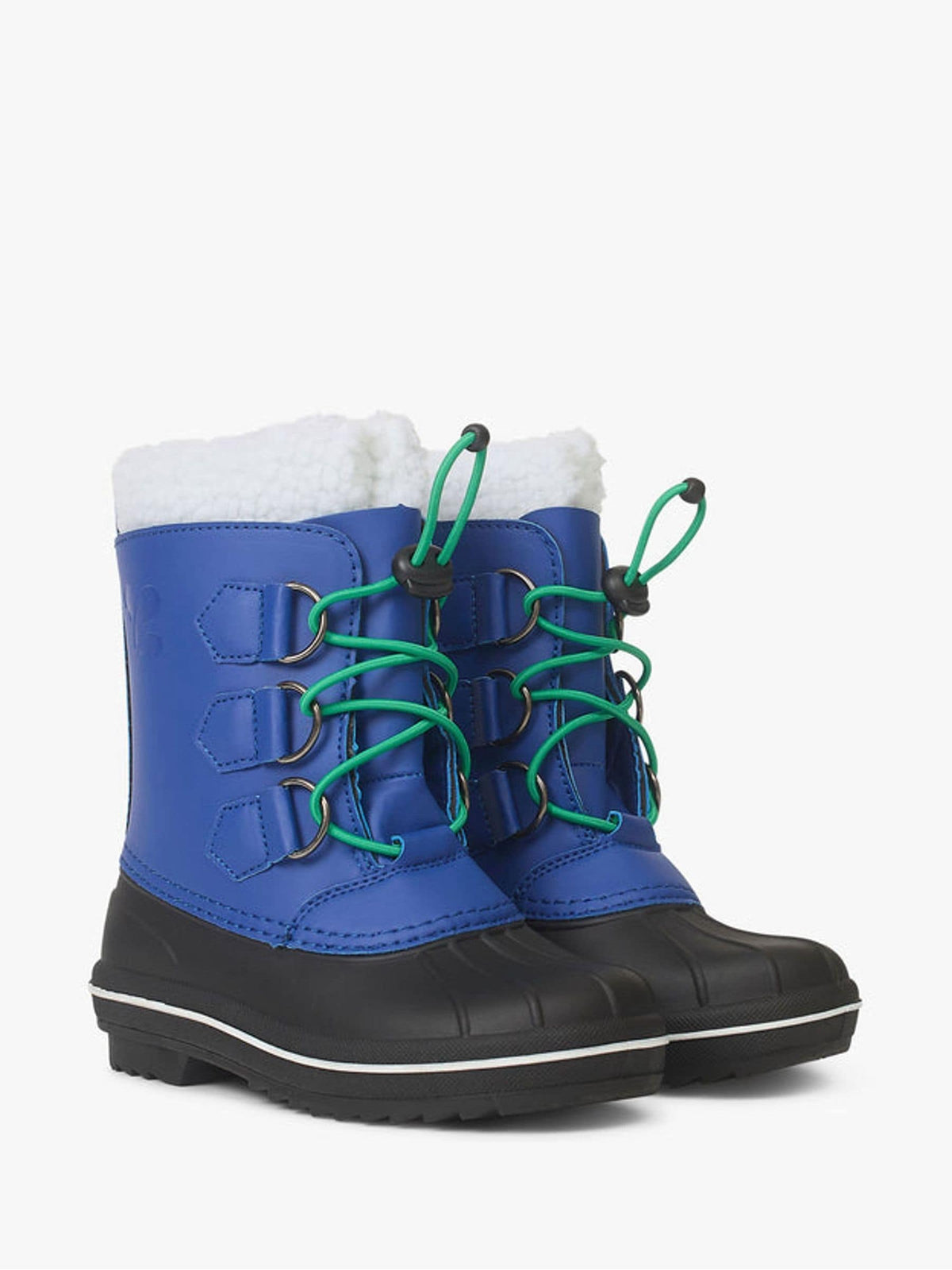 Muddy Puddles Blue Snowboots Lined Fleece - image 1