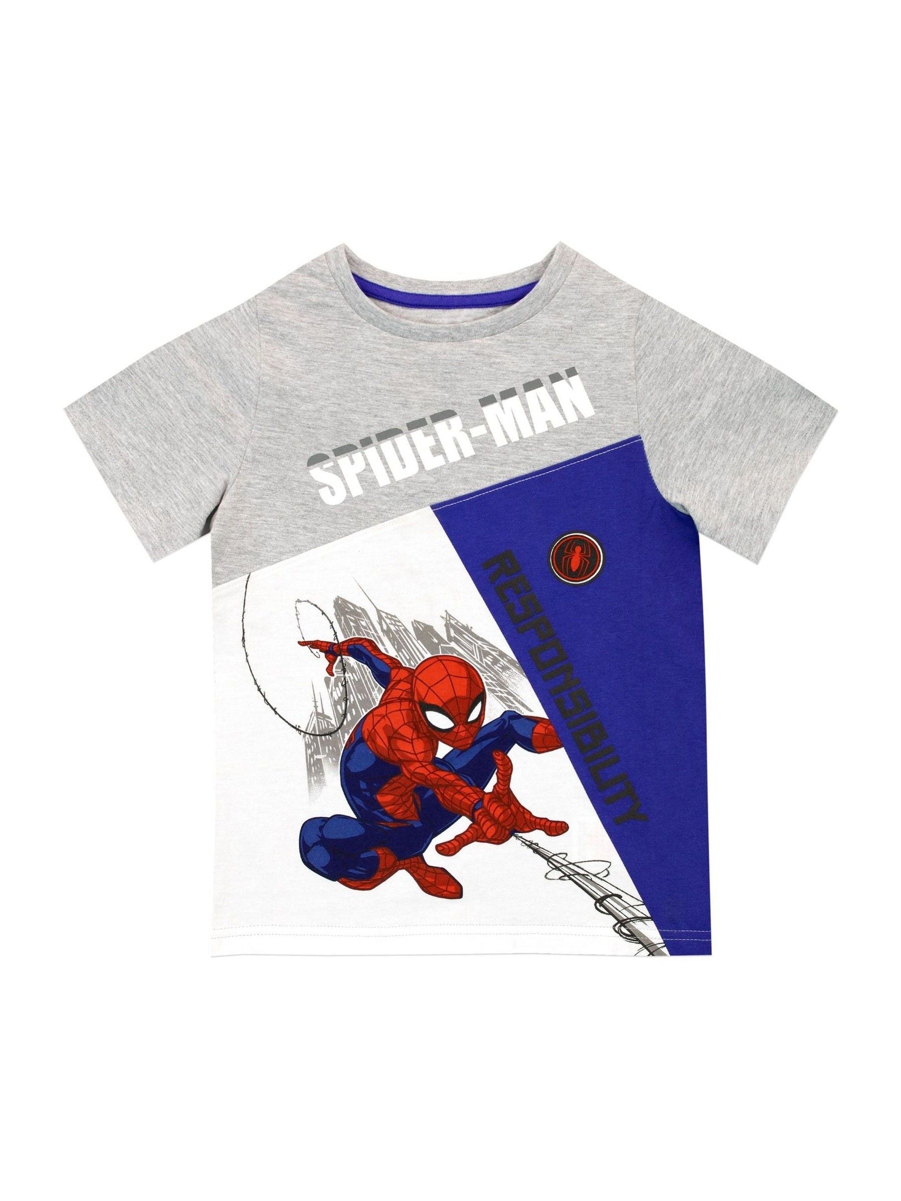 Dsiney Kidz - Character Blue Spider-Man T-Shirt and Shorts Set image 2