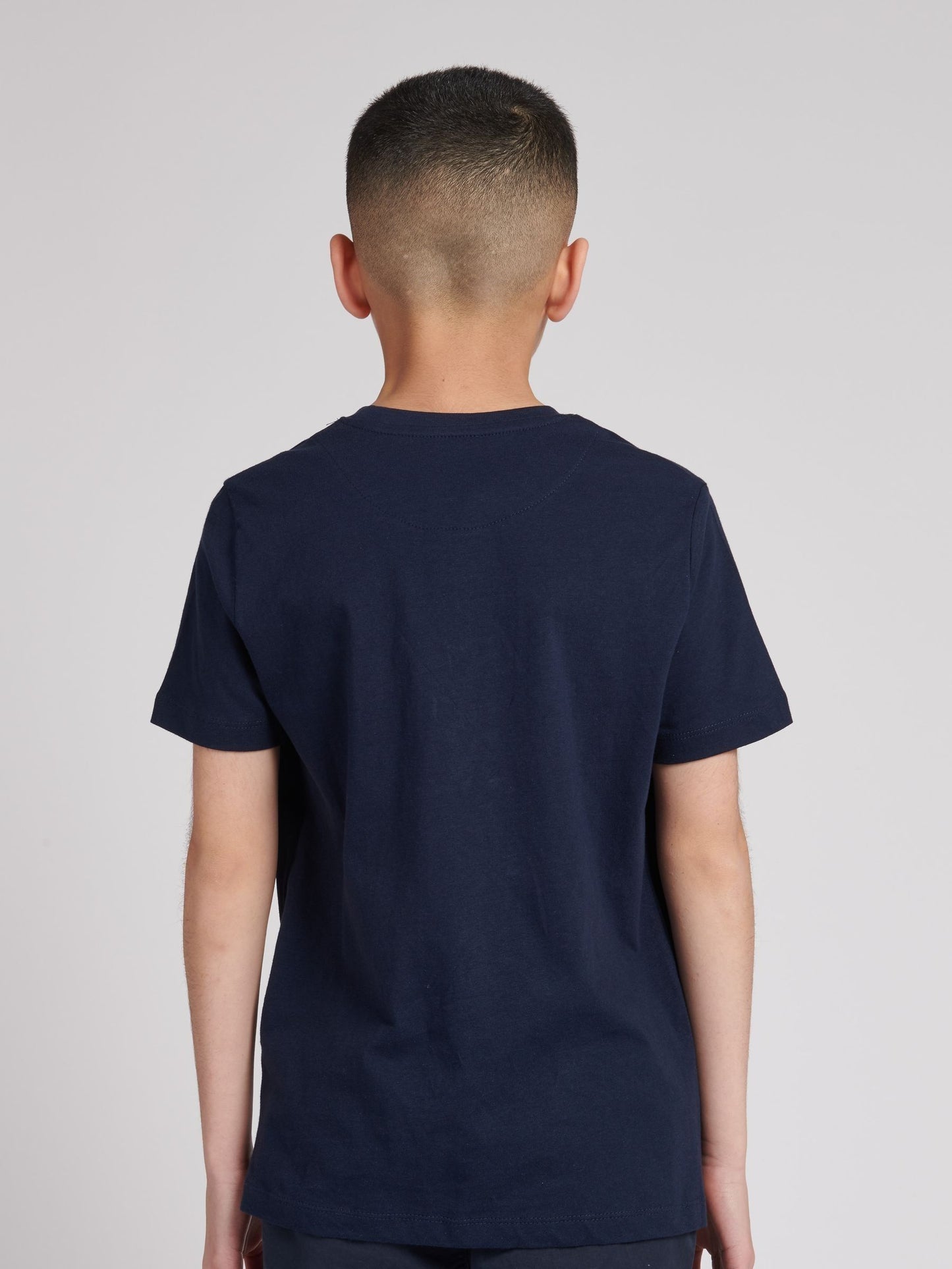 Dsiney Kidz - Lyle & Scott Navy Blue Unisex 100% Cotton T-Shirt image 2