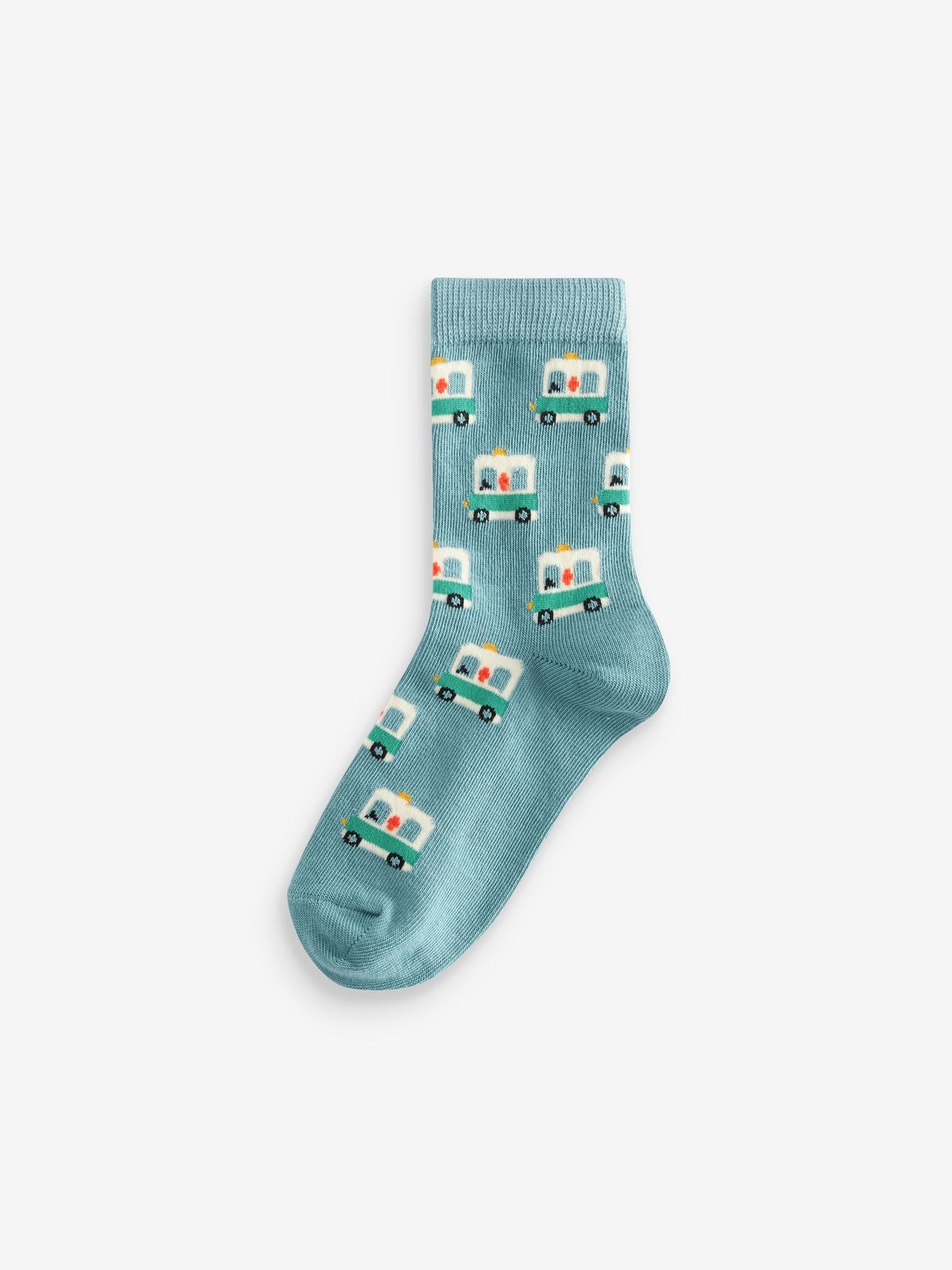 Bright Vehicle Cotton Rich Socks 7 Pack image 3
