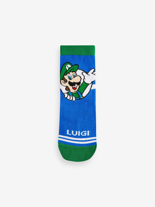 Dsiney Kidz - Super Mario Character Cotton Rich Socks 5 Pack image 2