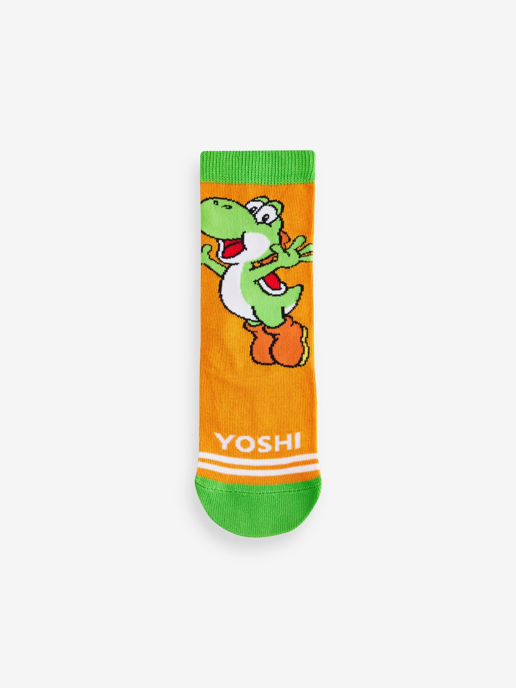 Dsiney Kidz - Super Mario Character Cotton Rich Socks 5 Pack image 3