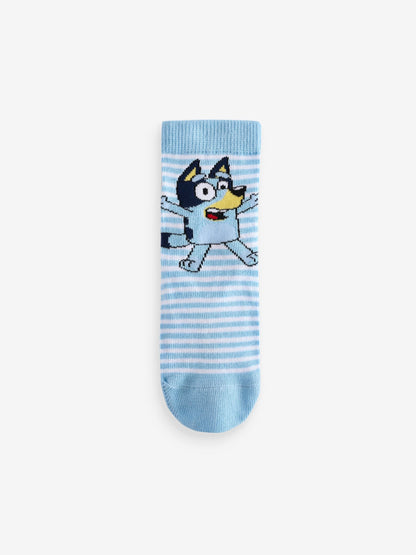 Dsiney Kidz - Blue Character Cotton Rich Socks 5 Pack image 2