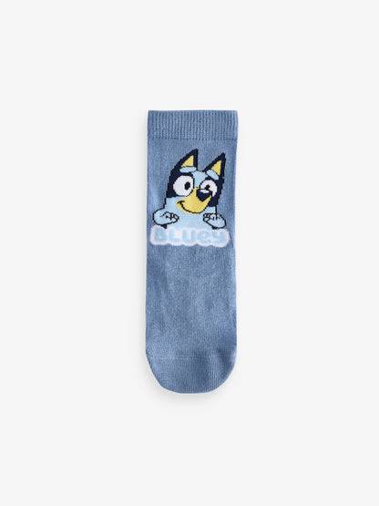 Dsiney Kidz - Blue Character Cotton Rich Socks 5 Pack image 3