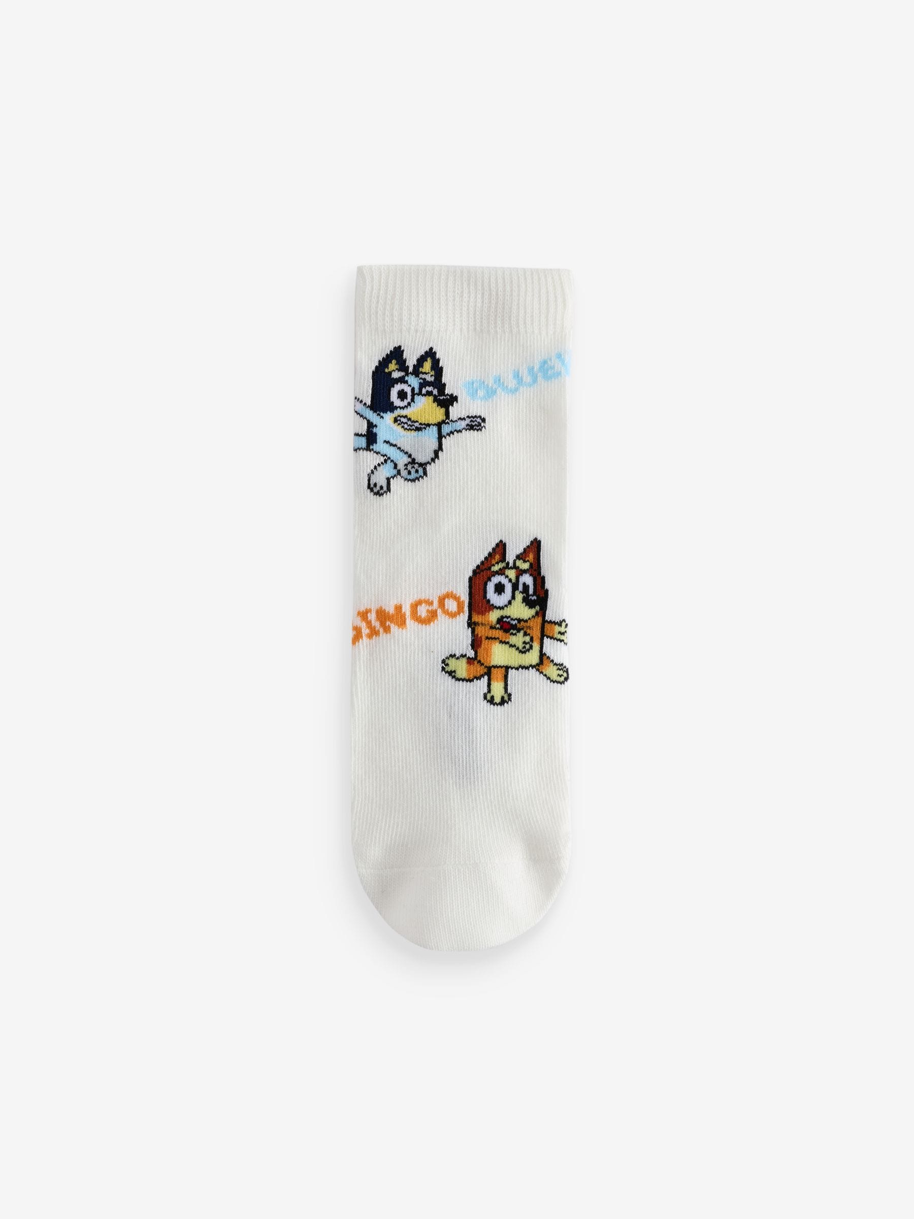 Dsiney Kidz - Blue Character Cotton Rich Socks 5 Pack image 4