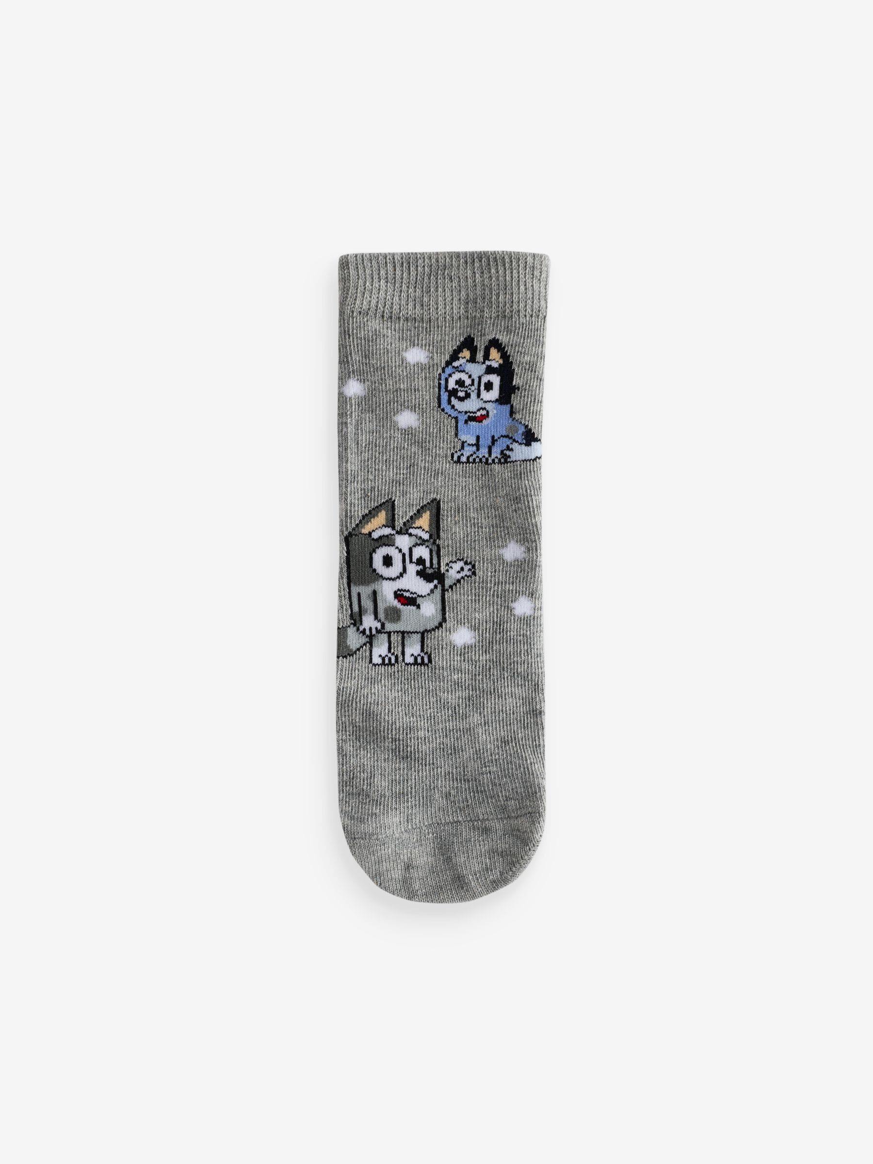 Dsiney Kidz - Blue Character Cotton Rich Socks 5 Pack image 5