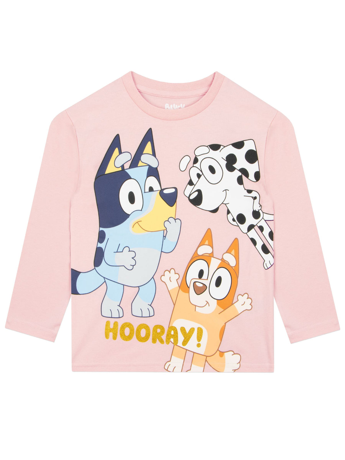 Character Pink Bluey Long Sleeve Top and Leggings Set - image 3