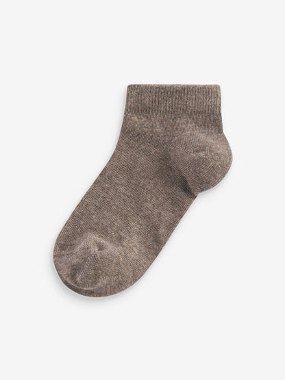 Neutral Cotton Rich Trainer Socks 7 Pack image 4