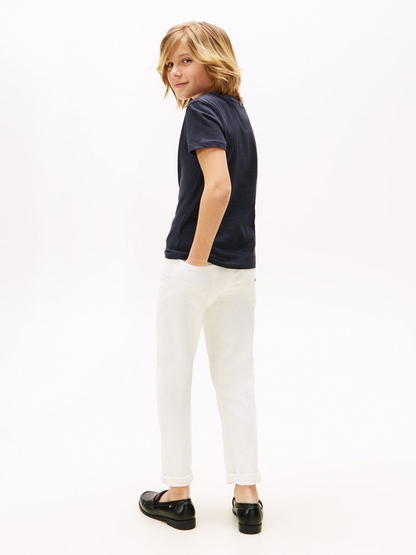 Tommy Hilfiger Navy Blue Basic T-Shirt image 2