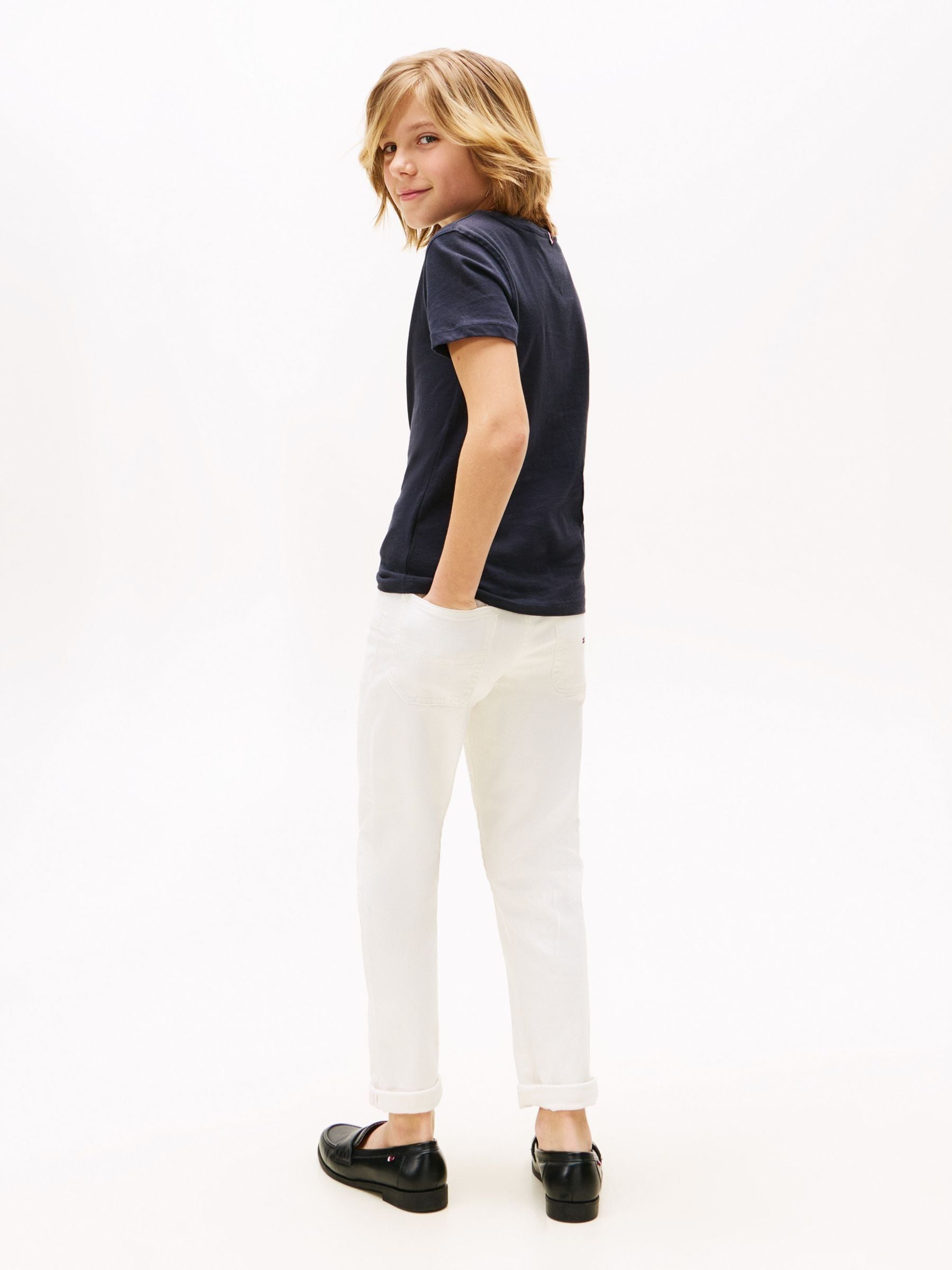 Tommy Hilfiger Navy Blue Basic T-Shirt image 2