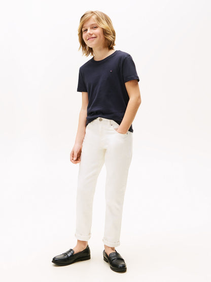 Tommy Hilfiger Navy Blue Basic T-Shirt image 3