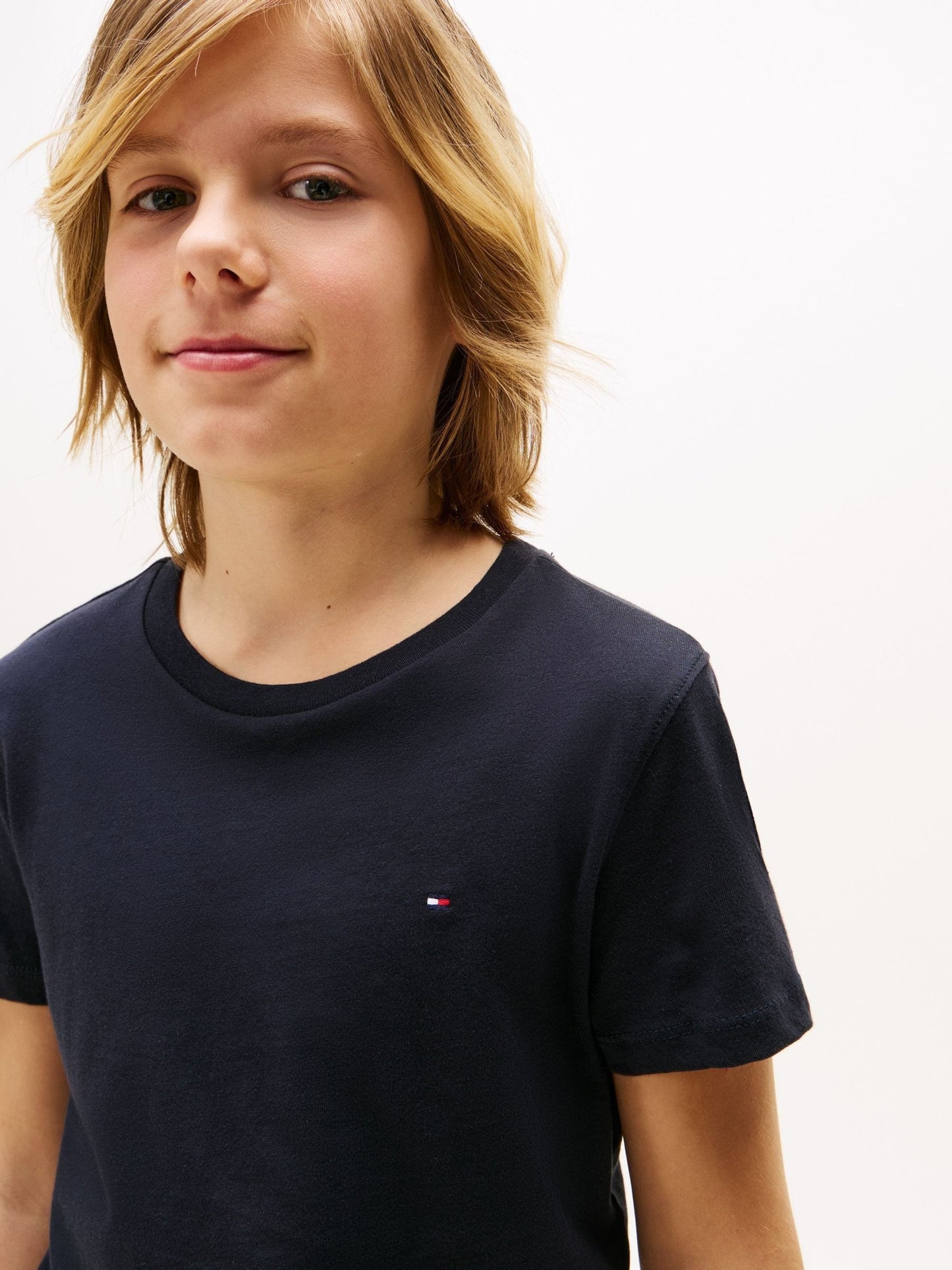 Tommy Hilfiger Navy Blue Basic T-Shirt image 4