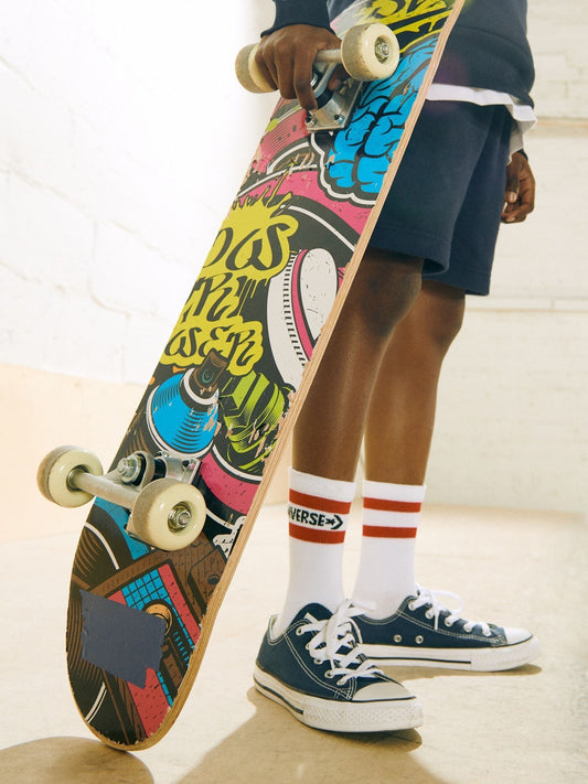 Converse Navy Blue Chuck Taylor All Star Ox Junior Trainers image 2