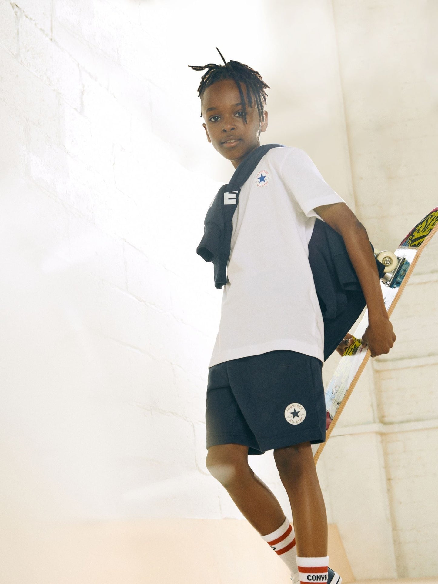 Converse Navy Blue Chuck Taylor All Star Ox Junior Trainers image 4
