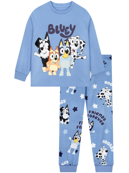 Character Blue Bluey & Bingo Pyjamas Dressing Gown Set - image 2