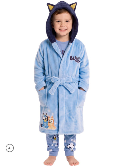 Character Blue Bluey & Bingo Pyjamas Dressing Gown Set - image 7
