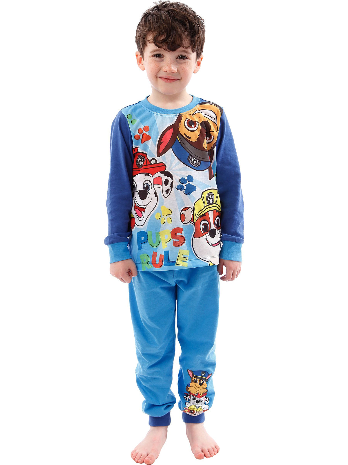 Character Blue PAW Patrol Pyjamas And Dressing Gown Set Chase & Marshall - image 2