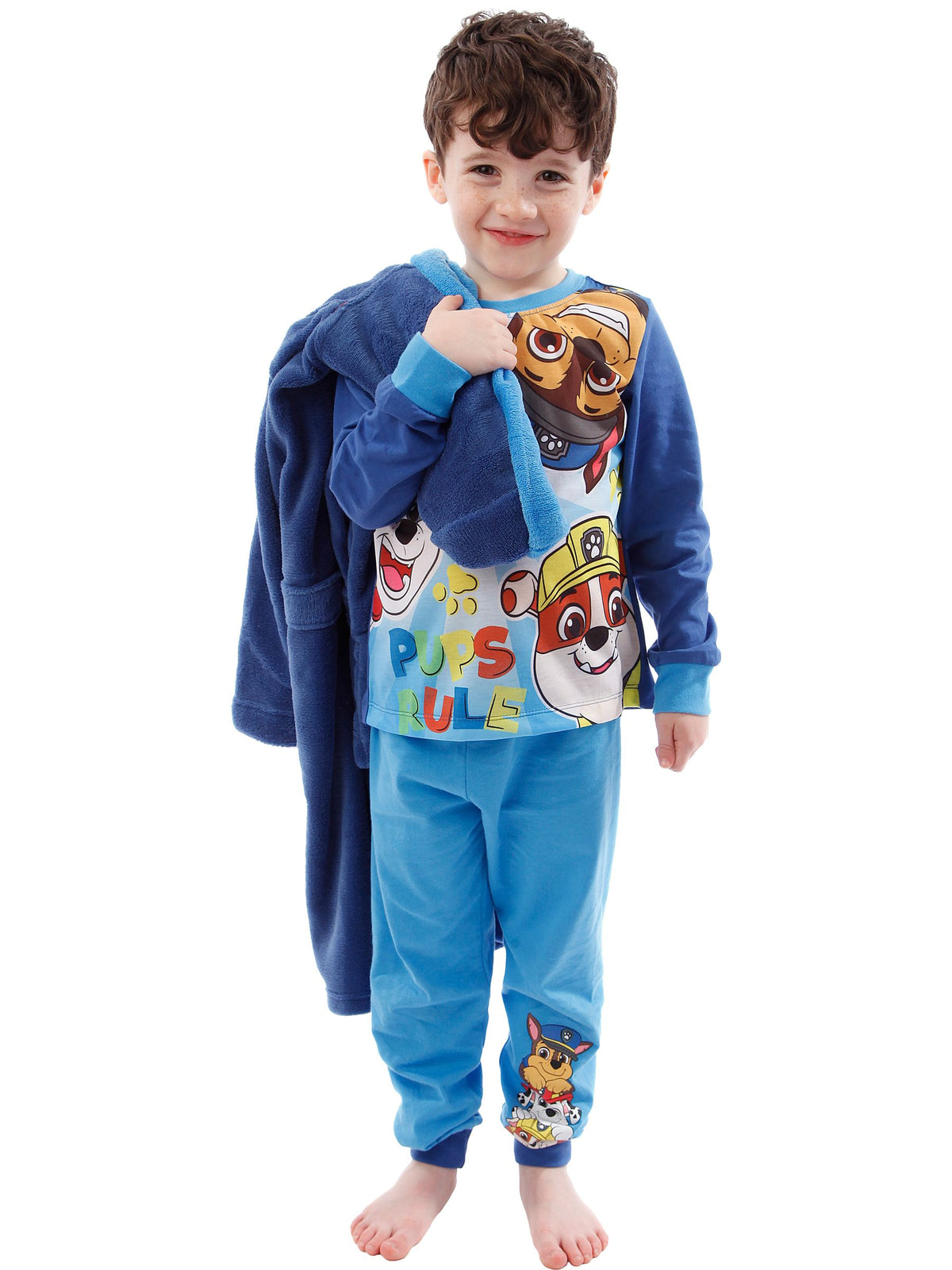 Character Blue PAW Patrol Pyjamas And Dressing Gown Set Chase & Marshall - image 5