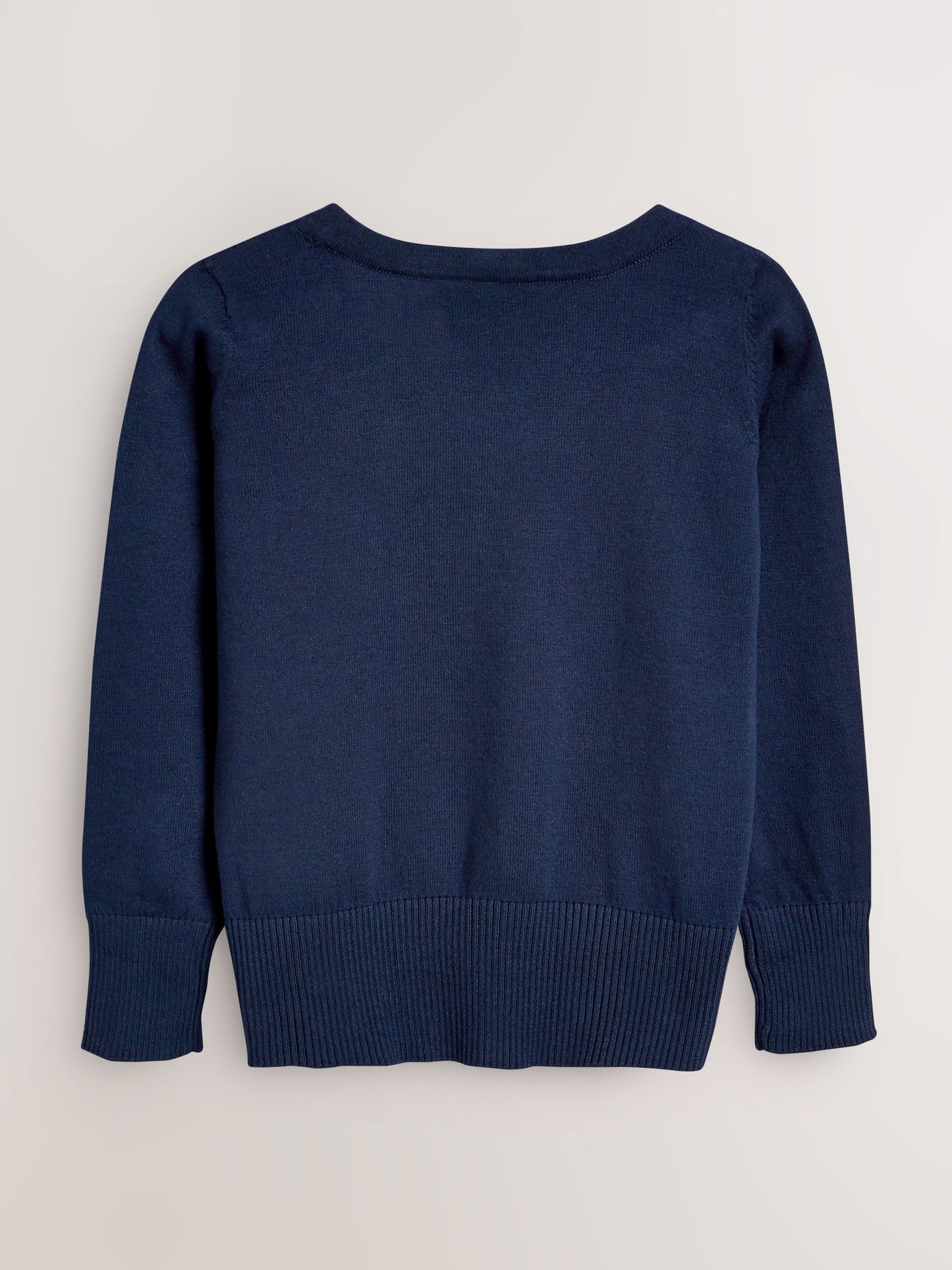 Dsiney Kidz - Navy Blue Cotton Rich School V-Neck Cardigan (3-16yrs) image 2