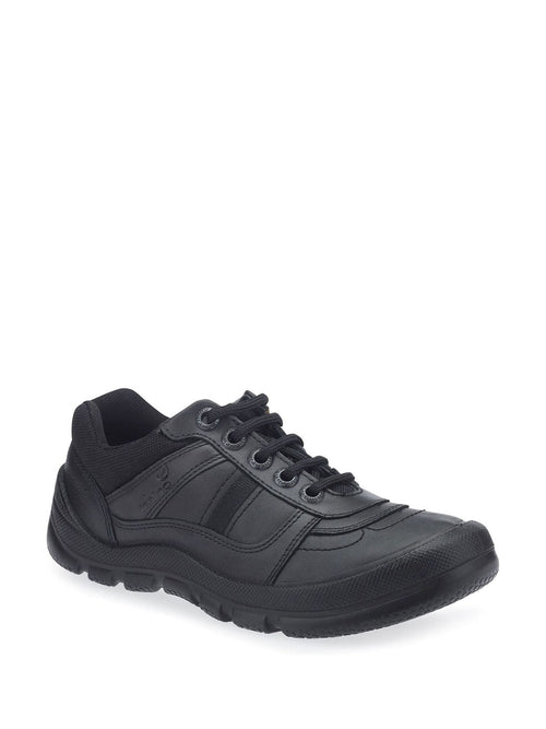 Black Rhino Sherman Leather Lace Up School Shoes image 1
