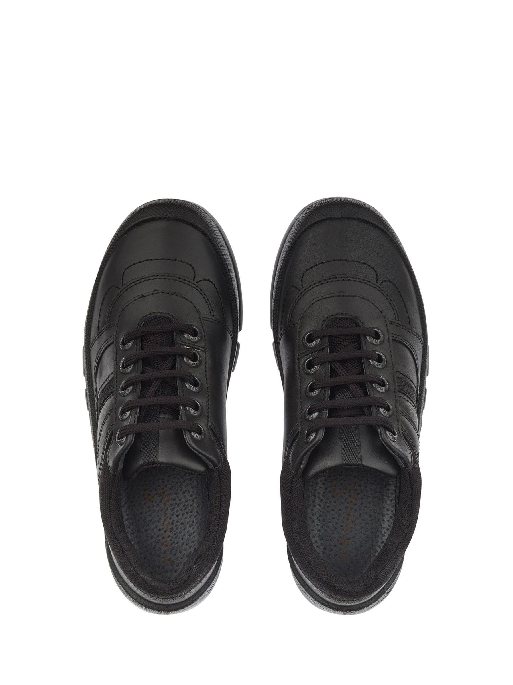 Start Rite Black Rhino Sherman Super Tough Leather Trainer Style Lace Up School Shoes image 4